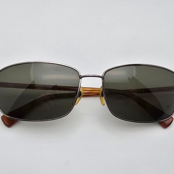 Michael Kors MKS352M 038 Adam Gunmetal Tortoise Frame G-15 Green Lens Sunglasses - Picture 10 of 12